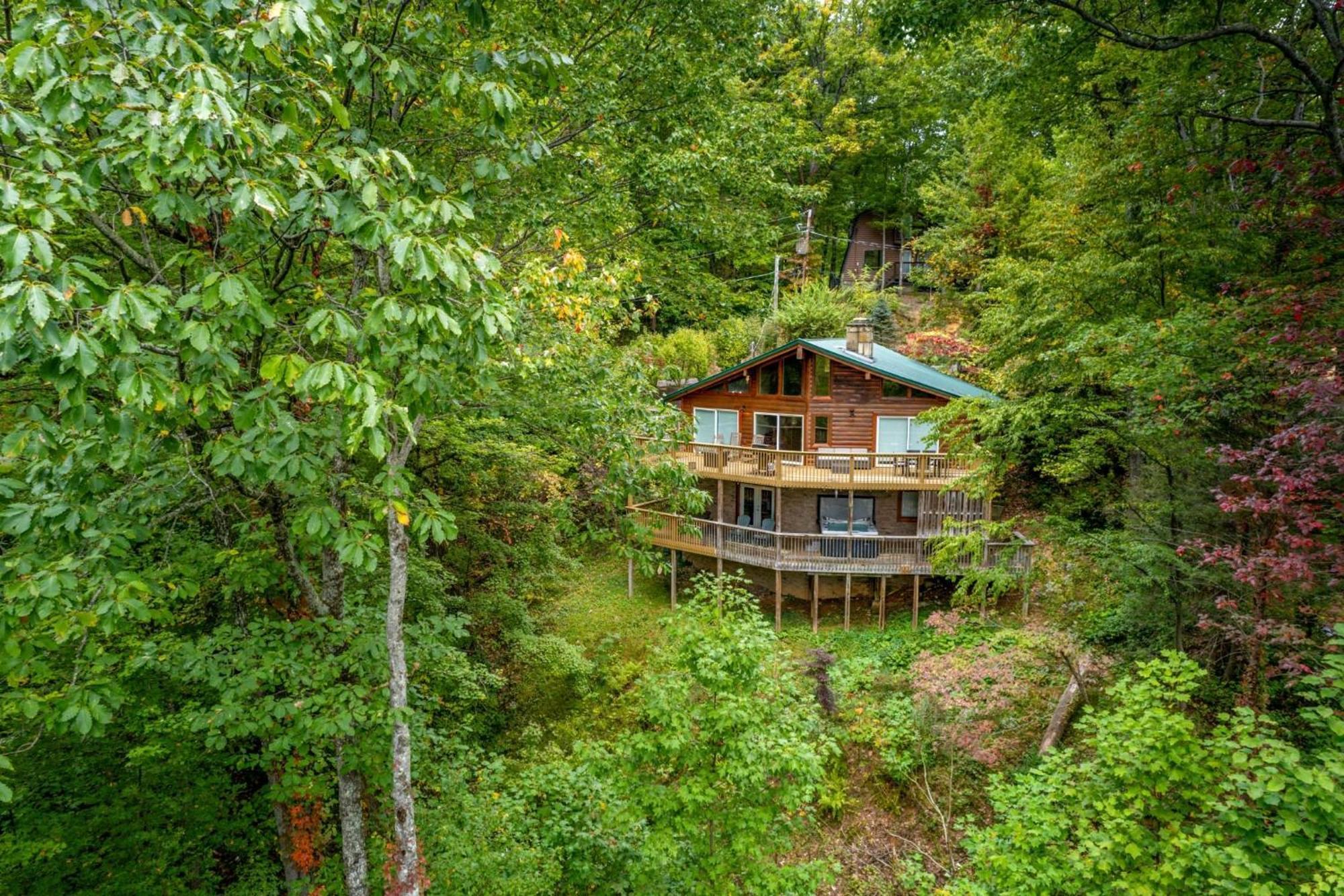 Grand Ole Chalet - Mt Viewsfireplacefirepitarcade Gatlinburg Exteriör bild